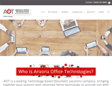 Tablet Screenshot of aot-xerox.com